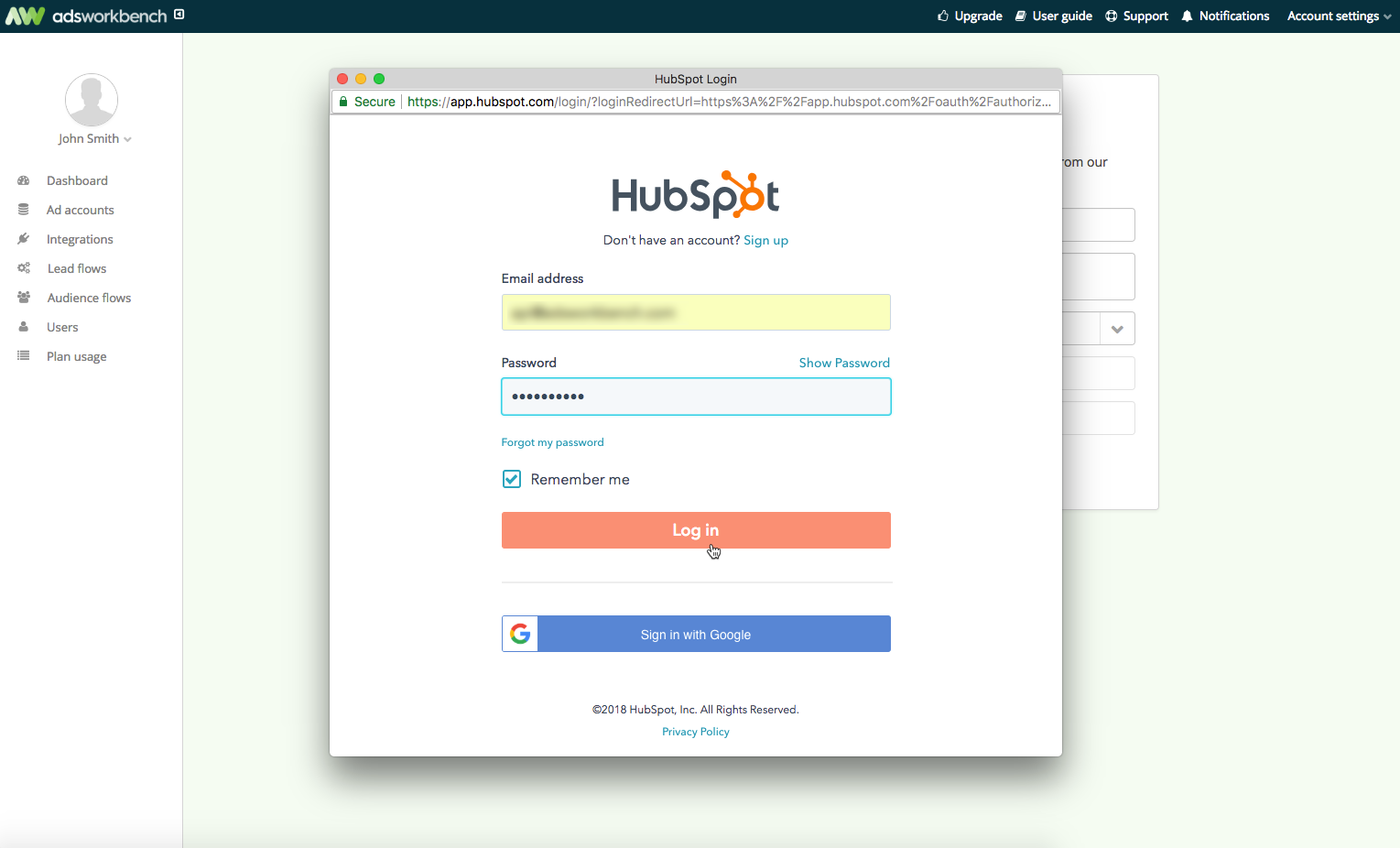 Facebook Lead ads integration with HubSpot